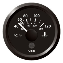 A2C59514172 Veratron ViewLine Cooling water temperature 120°C Black 52mm