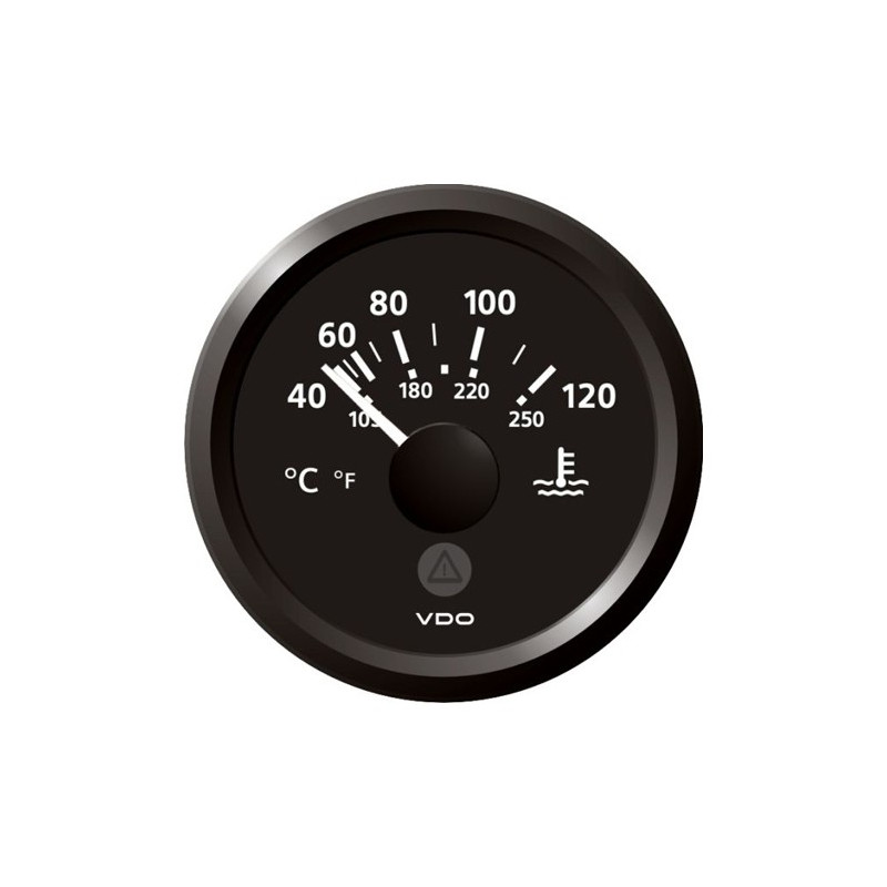 A2C59514172 Veratron ViewLine Cooling water temperature 120°C Black 52mm