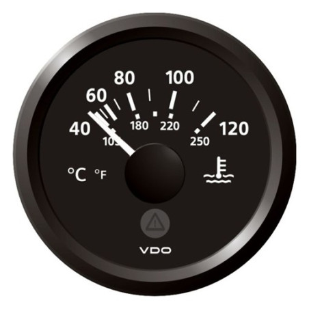 A2C59514172 Veratron ViewLine Cooling water temperature 120°C Black 52mm
