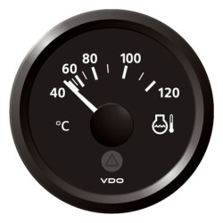 A2C60000950 Veratron ViewLine - 52mm Black Cooling Water Temperature 120°C - 12-24V DL OEM
