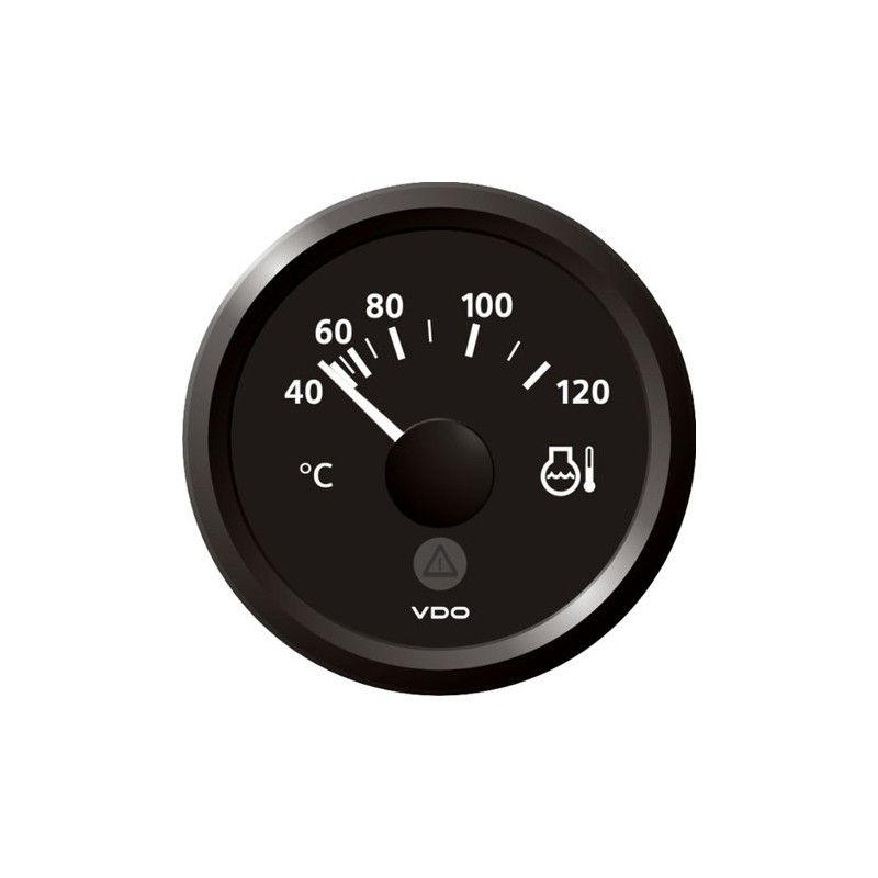 A2C60000950 Veratron ViewLine - 52mm Black Cooling Water Temperature 120°C - 12-24V DL OEM