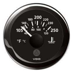 A2C59514176 Veratron ViewLine Cooling Water Temperature 250°F Black 52mm