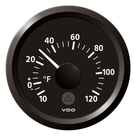 A2C59512319 Veratron ViewLine Outdoor Temperature 120°F Black 52mm
