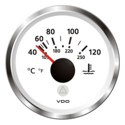 A2C59514238 Veratron ViewLine Cooling Water Temperature 120°C White 52mm