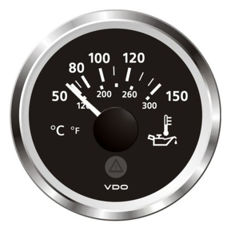 A2C59514161 Veratron ViewLine Engine Oil Temperature 150°C Black 52mm