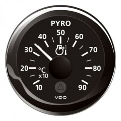 VDO ViewLine Pyrometer 900°C Schwarz 52mm