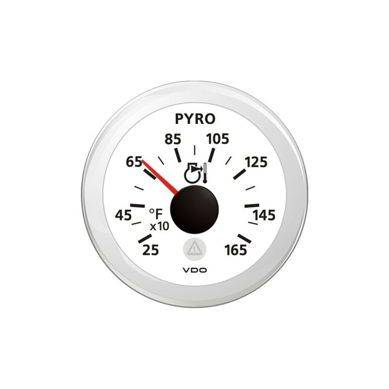 VDO ViewLine Pyrometer 1.650°F Weiß 52mm