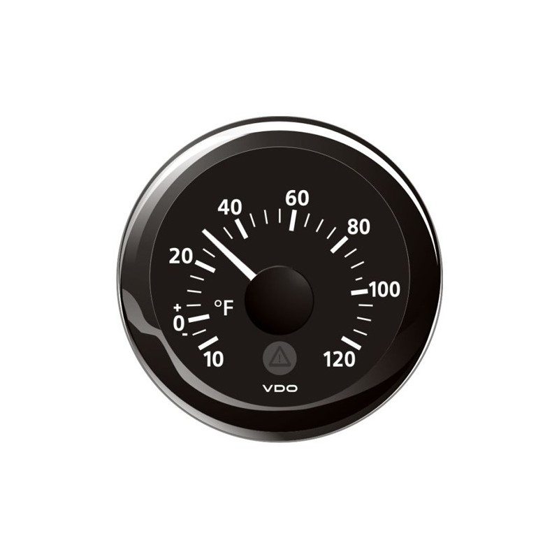 A2C59512337 Veratron ViewLine Outdoor Temperature 120°F Black 52mm