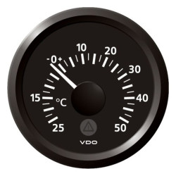 A2C59512318 Veratron ViewLine Outside temperature 50°C Black 52mm