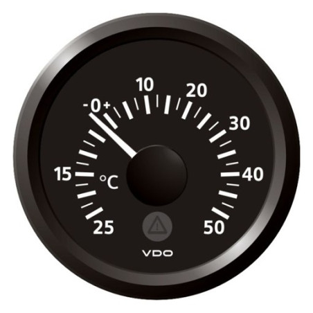 A2C59512318 Veratron ViewLine Outside temperature 50°C Black 52mm
