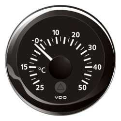 A2C59512336 Veratron ViewLine Outdoor temperature 50°C Black 52mm