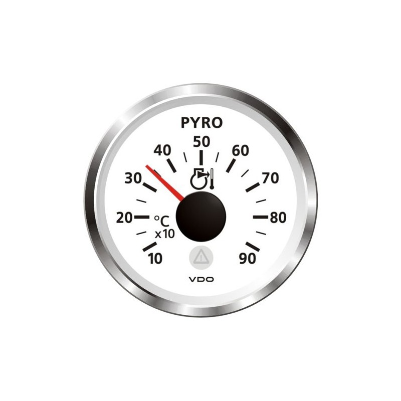 VDO ViewLine Pyrometer 900°C Wit 52mm VDO ViewLine Pyrometer 900°C Wit 52mm