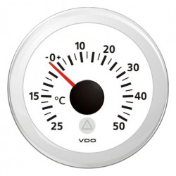 VDO ViewLine Außentemperatur Kit 50°C Weiß 52mm