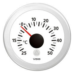 A2C59514804 Veratron ViewLine Outdoor Temperature Kit 50°C White 52mm