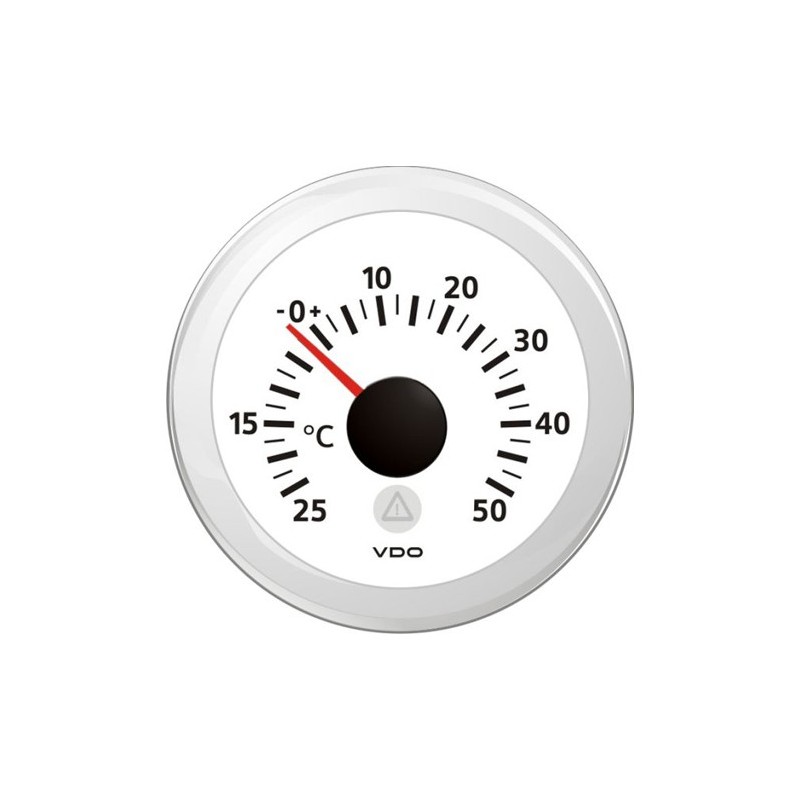 VDO ViewLine Buitentemperatuur Kit 50°C Wit 52mm VDO ViewLine Buitentemperatuur Kit 50°C Wit 52mm