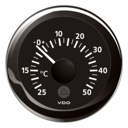 A2C59514803 Veratron ViewLine Outdoor Temperature Kit 50°C Black 52mm