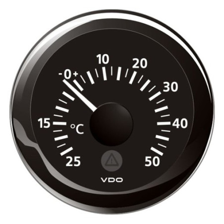 A2C59514803 Veratron ViewLine Outdoor Temperature Kit 50°C Black 52mm