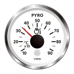 VDO ViewLine Pyrometer Kit 900°C Wit 52mm VDO ViewLine Pyrometer Kit 900°C Wit 52mm