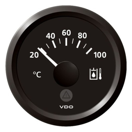 A2C59514158 Veratron ViewLine Hydraulic temperature 100°C Black 52mm