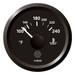 A2C59514175 Veratron ViewLine Cooling Water Temperature 240°F Black 52mm