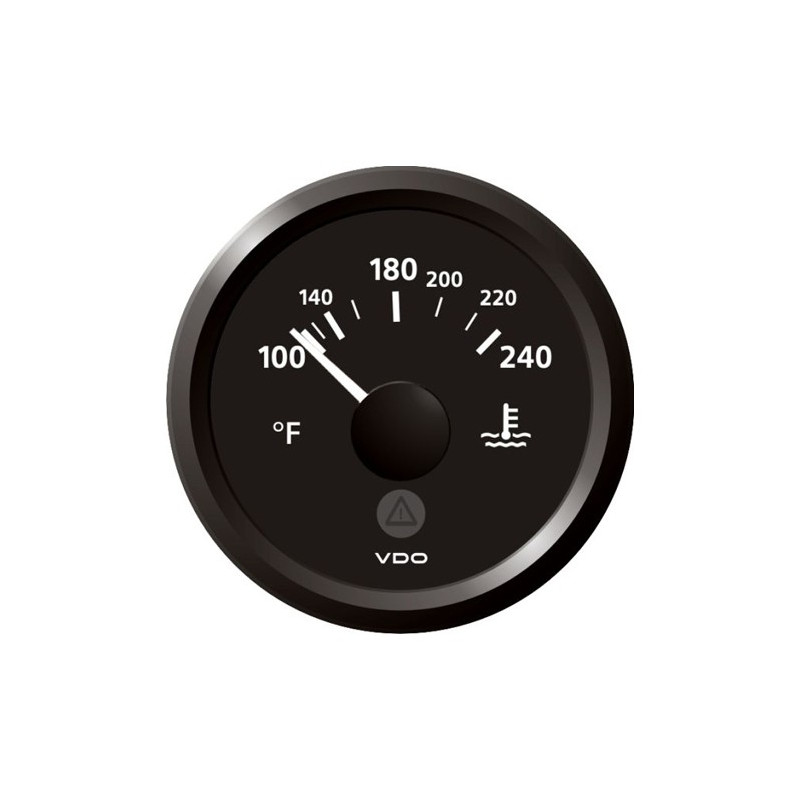 A2C59514175 Veratron ViewLine Cooling Water Temperature 240°F Black 52mm