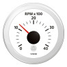 A2C59512347 Veratron ViewLine Tachometer 4,000 RPM White 52mm