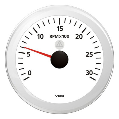 A2C59512433 Veratron ViewLine Tachometer 3,000 RPM White 85mm