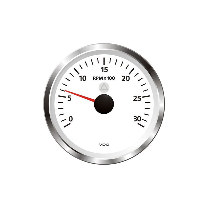 A2C59512440 Veratron ViewLine Tachometer 3,000 RPM White 85mm