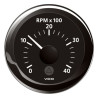 A2C59512344 Veratron ViewLine Tachometer 4,000 RPM Black 52mm