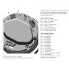 A2C59512413 Veratron ViewLine Tachometer 3,000 RPM Black 110mm