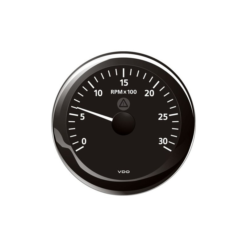 A2C59512430 Veratron ViewLine Tachometer 3,000 RPM Black 85mm