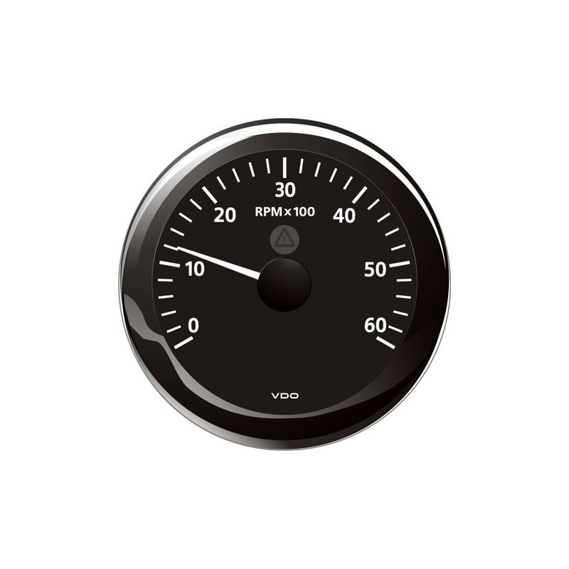 A2C59512432 Veratron ViewLine Tachometer 6,000 RPM Black 85mm