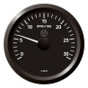 A2C59512436 Veratron ViewLine Tachometer 3,000 RPM Black 85mm