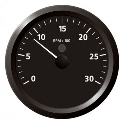 VDO ViewLine Toerenteller 3.000 RPM Zwart 110mm VDO ViewLine Toerenteller 3.000 RPM Zwart 110mm