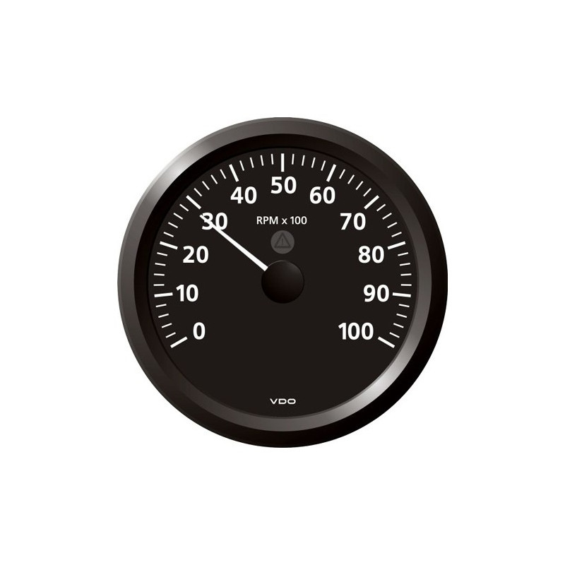 A2C59512447 Veratron ViewLine Tachometer 10,000 RPM Black 110mm