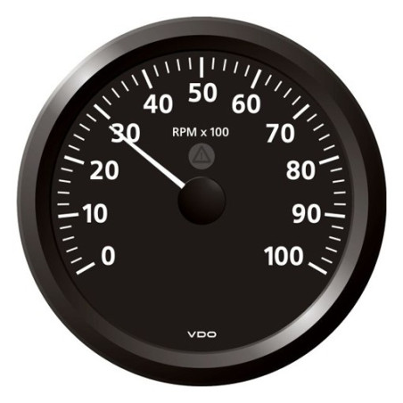 A2C59512447 Veratron ViewLine Tachometer 10,000 RPM Black 110mm