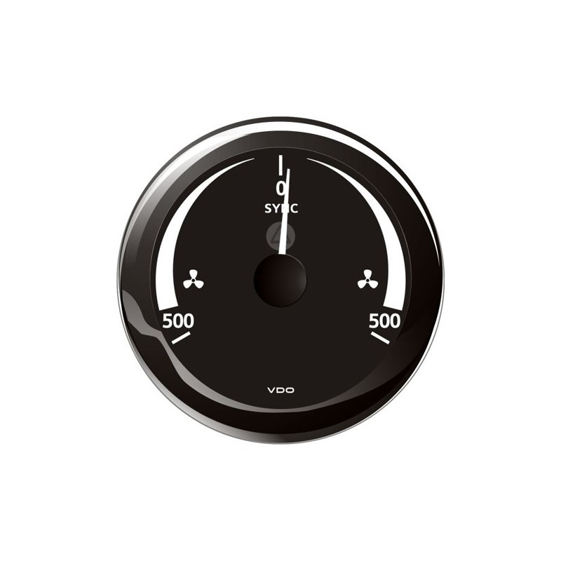 A2C59512402 Veratron ViewLine - 85mm Black Speed Synchro Indicator - 12-24V DLRB