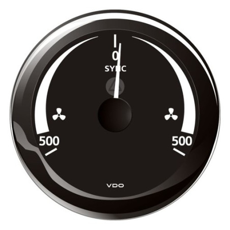 A2C59512402 Veratron ViewLine - 85mm Black Speed Synchro Indicator - 12-24V DLRB