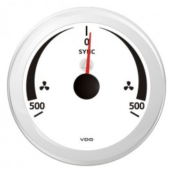 VDO ViewLine Tacho Synchro Indicator White 85mm