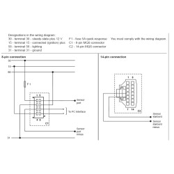 A2C59512403 Veratron ViewLine - 85mm White Speed Synchro Indicator - 12-24V DLRW