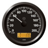 A2C59512423 Veratron ViewLine Speedometer 200 Km/h Black 110mm