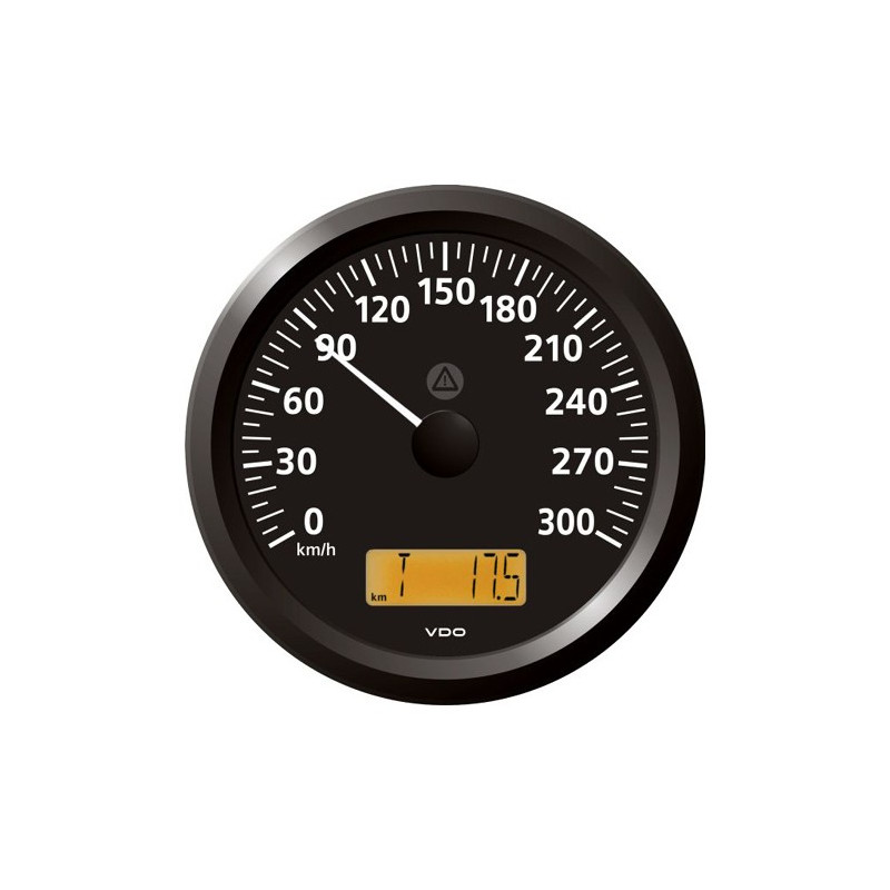 A2C59512424 Veratron ViewLine Speedometer 300 Km/h Black 110mm