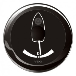 VDO ViewLine Ruderlagenanzeiger Schwarz 52mm