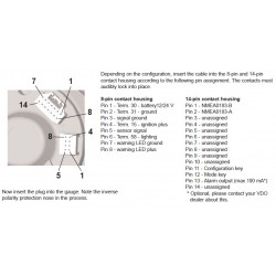 Tachometer Summenprotokoll: A2C59514824 VDO