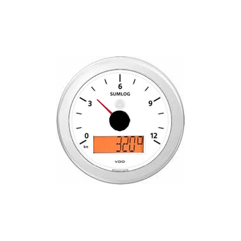 A2C59514255 Veratron ViewLine Sumlog & Compass 12kn White 85mm