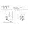 A2C53406160 Veratron ViewLine Combi Speed and Fuel Black 110mm