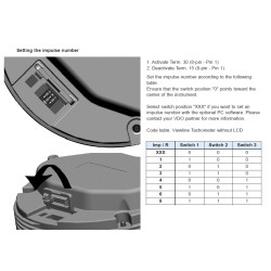 A2C59514259 Veratron ViewLine Combi Rows and Trim Black 110mm