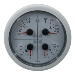 A2C59514266 Veratron ViewLine Combi 4 in 1 White 110mm