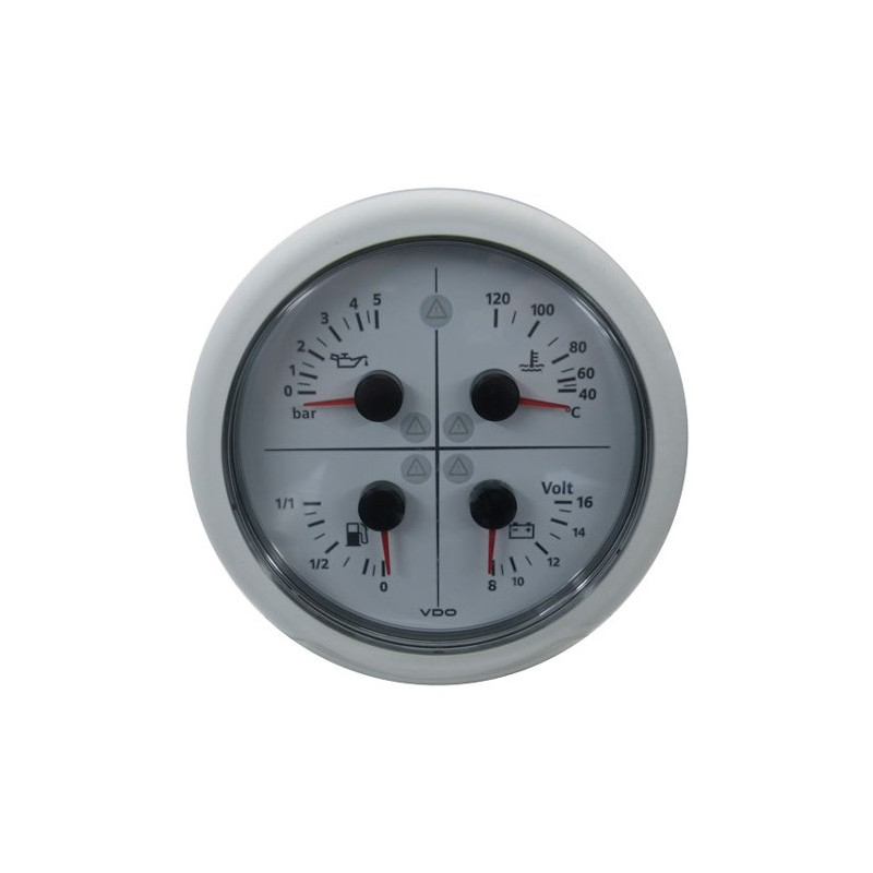 A2C59514266 Veratron ViewLine Combi 4 in 1 White 110mm