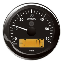 A2C59512406 Veratron ViewLine Sumlog Speed 60mp Black 85mm